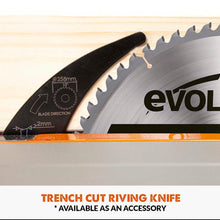 Evolution R255TBL+ (230V) Table Saw With 255mm Multi-Material Cutting Blade