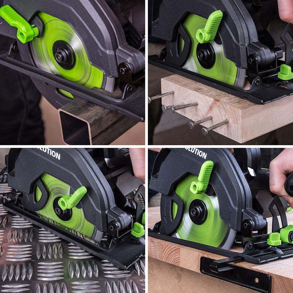 Evolution 165mm Multi-Material Cutting 14T TCT Circular Saw Blade