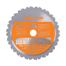 Evolution 165mm Multi-Material Cutting 18T TCT Circular Saw Blade