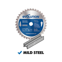 Evolution 180mm Mild Steel Cutting 36T TCT Circular Saw Blade