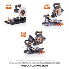 Evolution 185mm Diamond Mitre Saw Blade