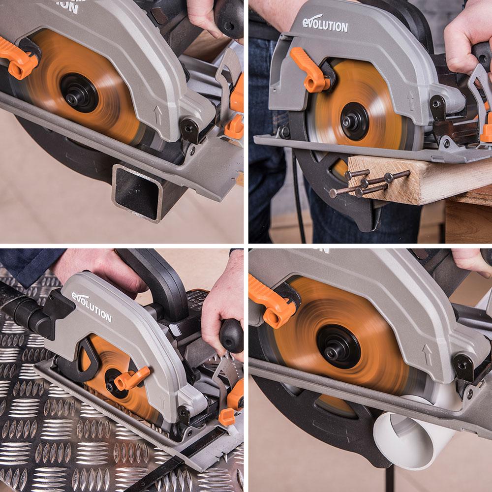 Evolution 185mm Multi-Material Cutting 20T TCT Mitre Saw Blade