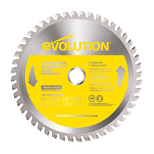 Lame de scie circulaire Evolution 185 mm en acier inoxydable, 48 dents en acier inoxydable.