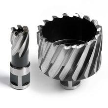 Evolution Cyclone Annular Magnetic Drill Cutters 12-65mm Width  (25mm Max Depth) - Made in Britain