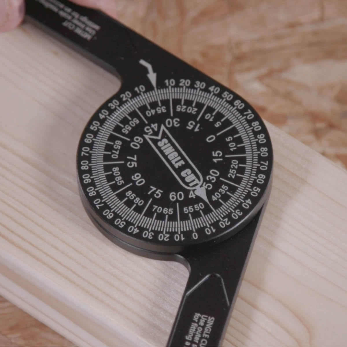 360 Degree Aluminium Mitre Saw Protractor from Evolution