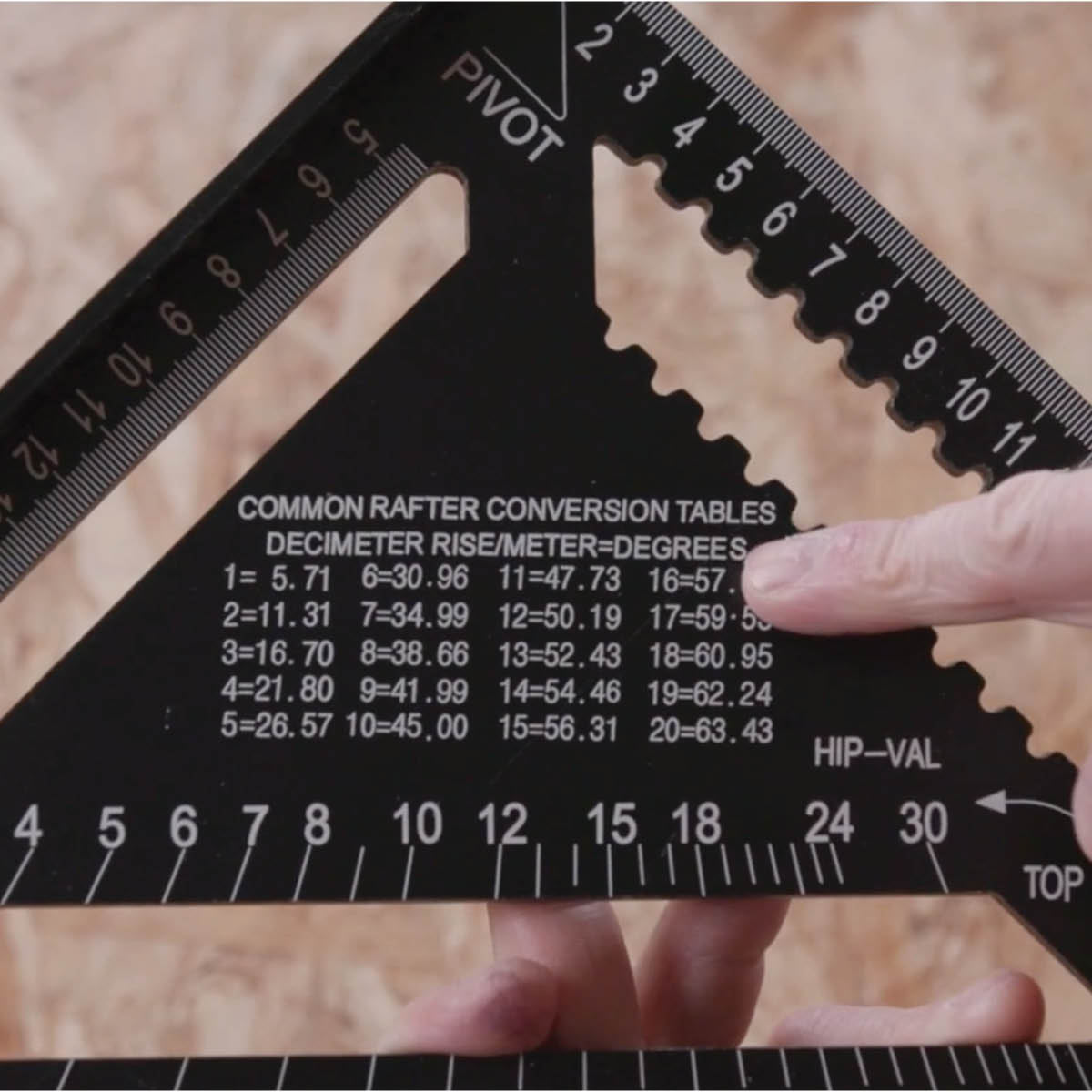 Aluminium Speed Square / Roofer's Square from Evolution