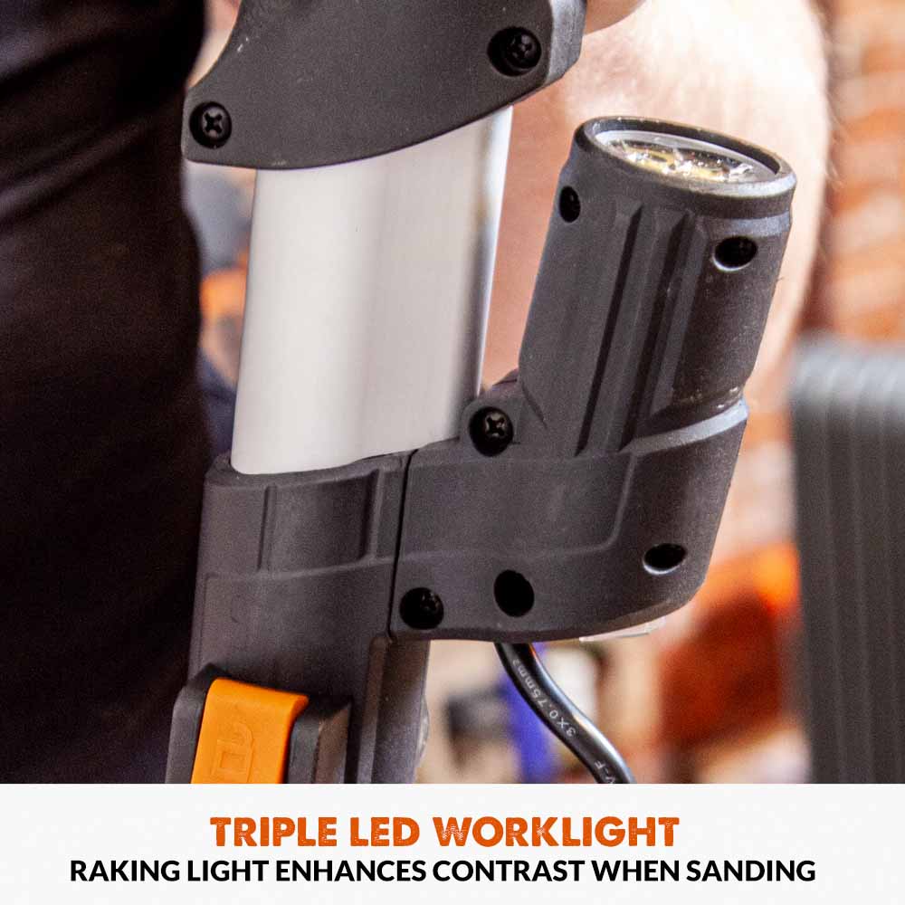 Ponceuse à cloisons sèches télescopique Evolution R225DWS-T 225 mm avec double tête