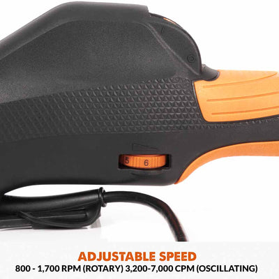 Ponceuse à cloisons sèches télescopique Evolution R225DWS-T 225 mm avec double tête