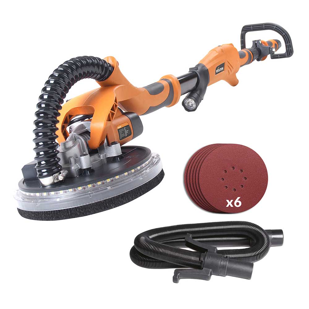 Evolution R225DWS-T Telescopic Dry Wall Sander With Dual Heads.