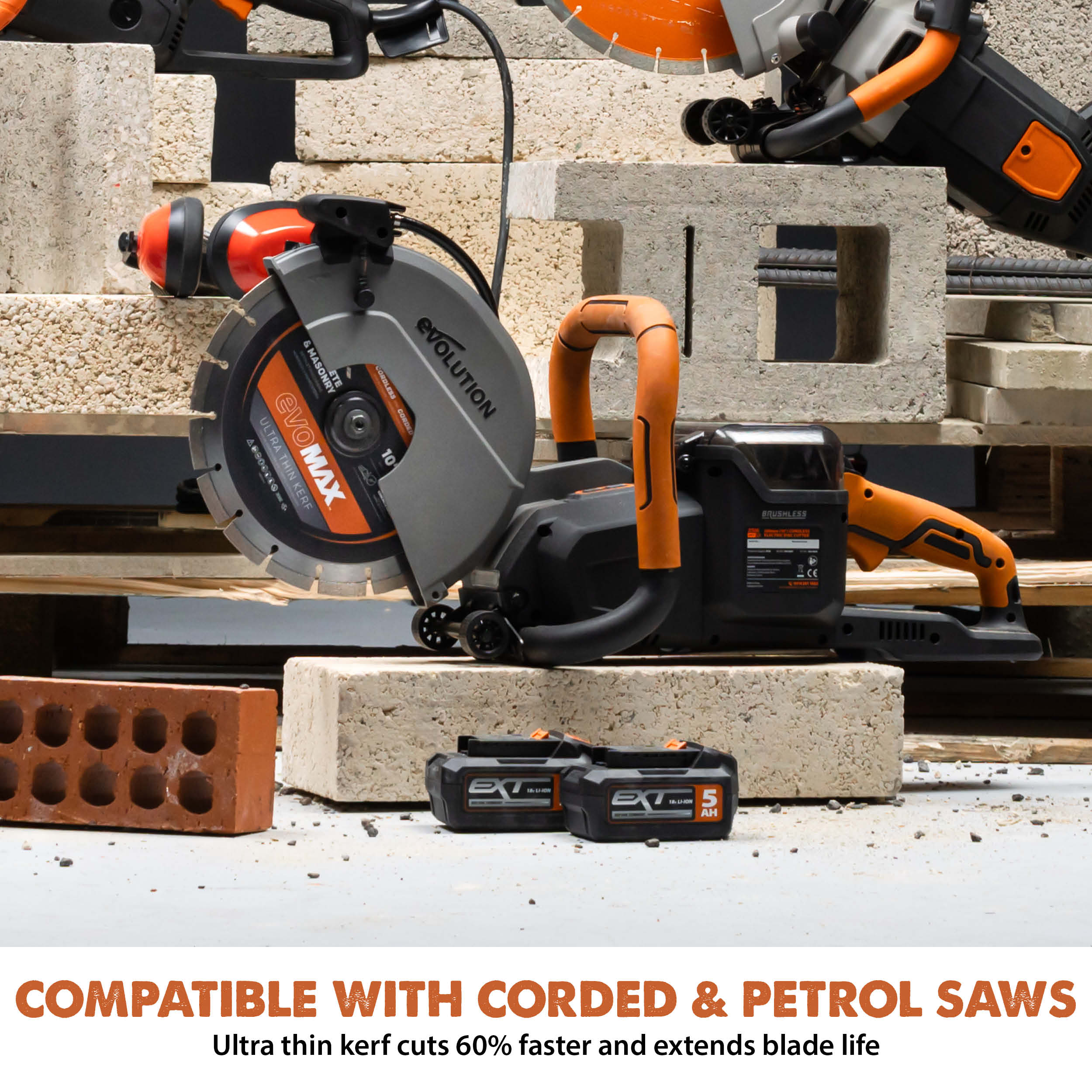 Evolution EVOMAX 260mm Premium Diamond Disc Cutter Blade