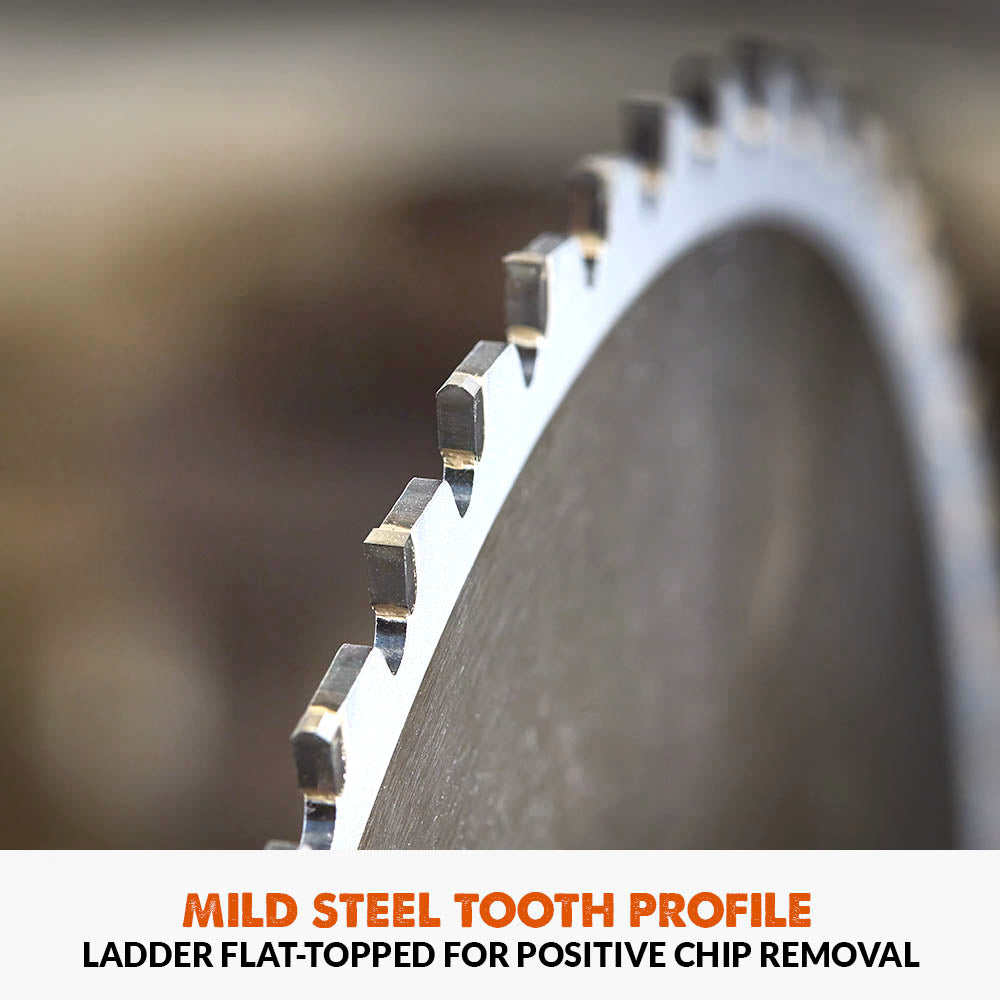 Evolution 185mm Mild Steel Cutting 40T TCT Mitre & Chop Saw Blade