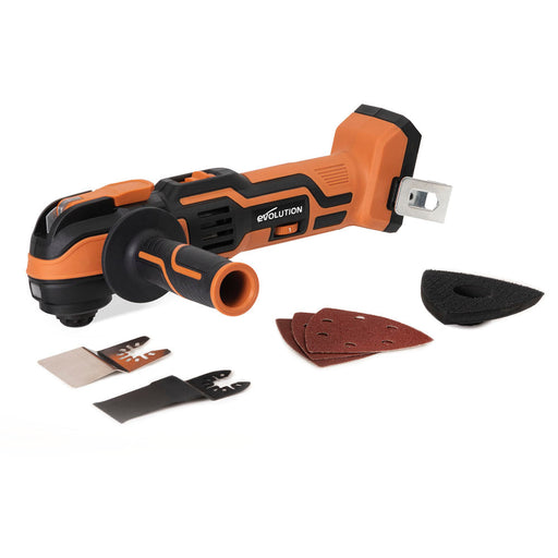 Evolution Cordless R18MLT-Li Multi-Tool 18v Li-Ion EXT With 2Ah Battery & Charger - Evolution Power Tools UK