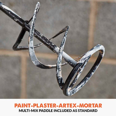 Evolution R120MXR-Li Cordless 18v Li-Ion EXT Mixer with 120mm Multi-Mix Paddle