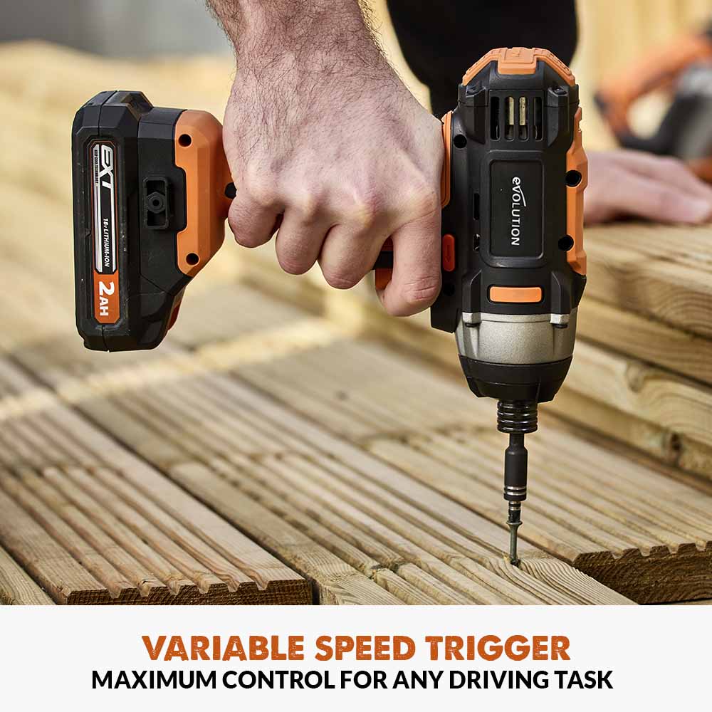 Evolution R180IDR-Li Cordless 18v Li-Ion EXT  Impact Driver