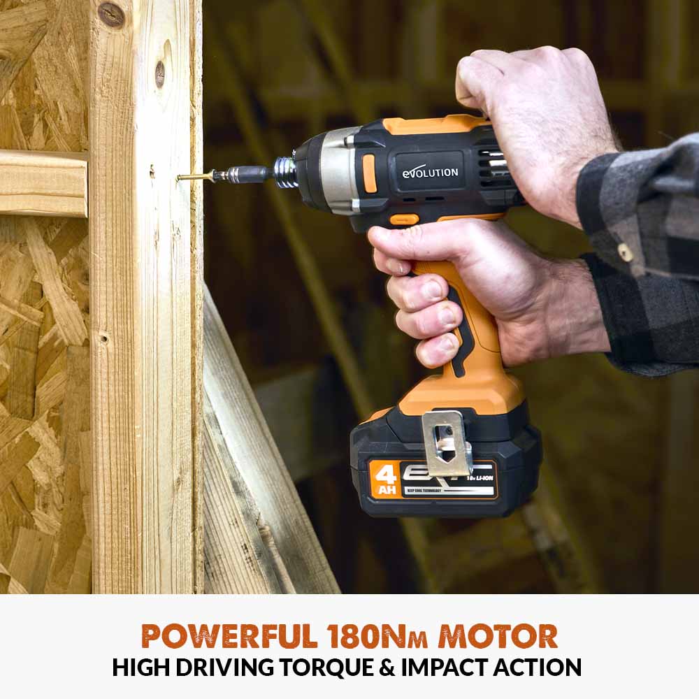 Evolution R180IDR-Li Cordless 18v Li-Ion EXT  Impact Driver