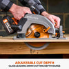 Evolution R185CCS-Li 185mm Brushless 18v Circular Saw Li-Ion EXT Inc Multi-Material Blade