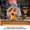 Evolution Cordless R185CCSX-Li 185mm Track Compatible Circular Saw Brushless 18v Li-Ion EXT Inc Multi-Material Blade