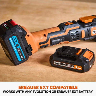 Outil multifonction sans fil Evolution R18MLT-Li 18 V Li-Ion EXT avec kit d'accessoires