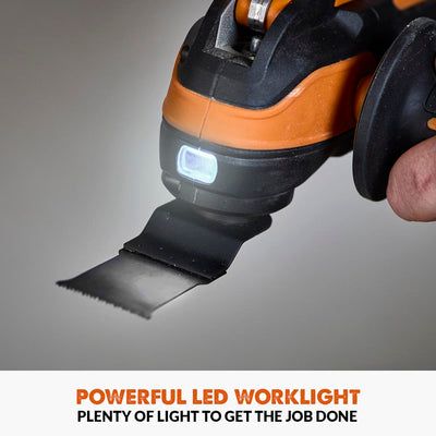 Outil multifonction sans fil Evolution R18MLT-Li 18 V Li-Ion EXT avec kit d'accessoires