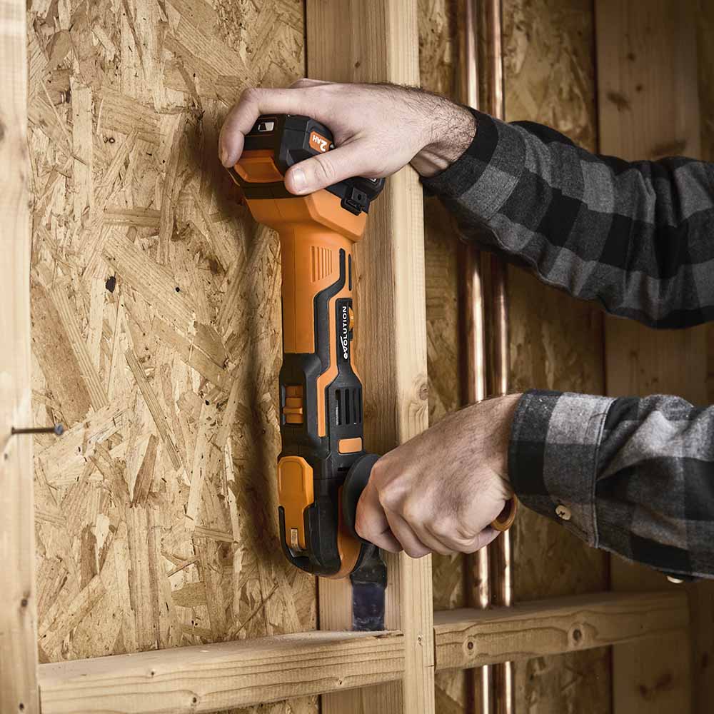 Evolution R18MLT-Li Cordless 18v Li-Ion EXT Multi-Tool With Accessory Kit
