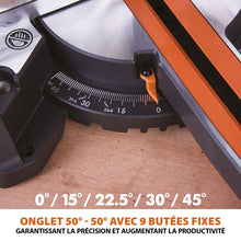 Scie à onglet radiale 210mm Evolution R210SMS+ avec Lame multi-matériaux TCT