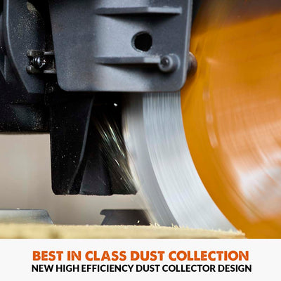 Evolution Cordless R255SMS-DB-Li Double Bevel Mitre Saw & Universal Stand Bundle