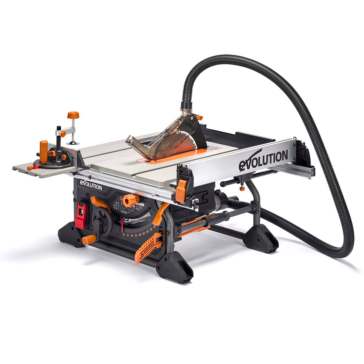 Evolution R255TBL+ (230V) Table Saw With 255mm Multi-Material Cutting Blade