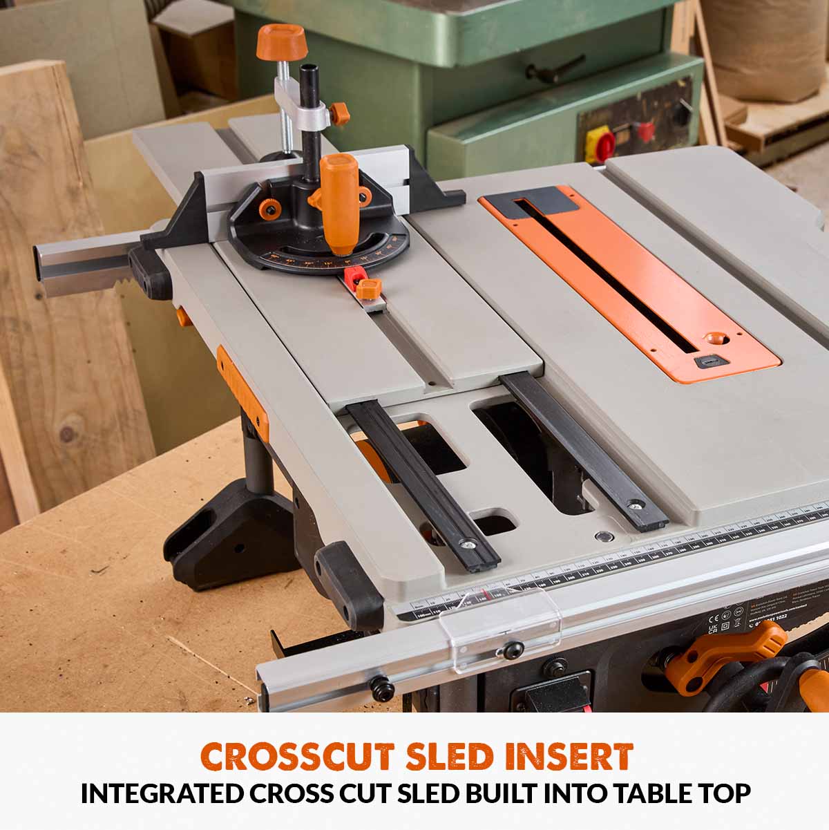 Evolution R255TBL+ (230V) Table Saw With 255mm Multi-Material Cutting Blade