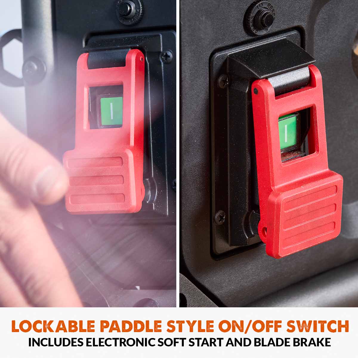 Evolution R255TBL+ (230V) Table Saw With 255mm Multi-Material Cutting Blade