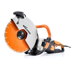 Evolution R350DCT  Electric Disc Cutter/Concrete Saw With Water Dust Suppression and 350mm Premium Diamond Blade
