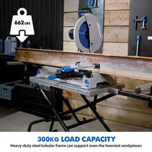 Evolution S355MCS Mitre Chop Saw Wheeled Stand With Powerlift Assist