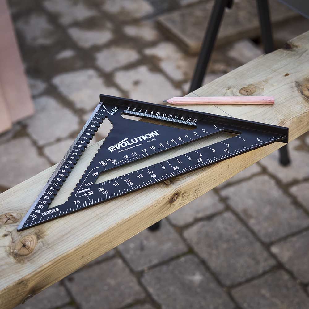 Aluminium Speed Square / Roofer's Square from Evolution