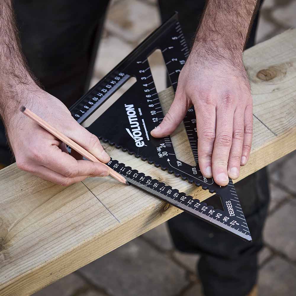 Équerre de charpentier en aluminium Evolution