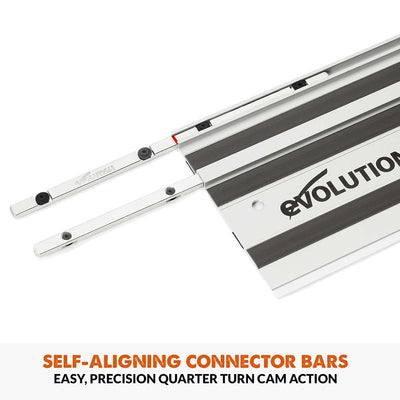 Evolution ST1400-G2 Universal 1.4m Circular Saw Track (2x 700mm) With Self-Aligning Connectors