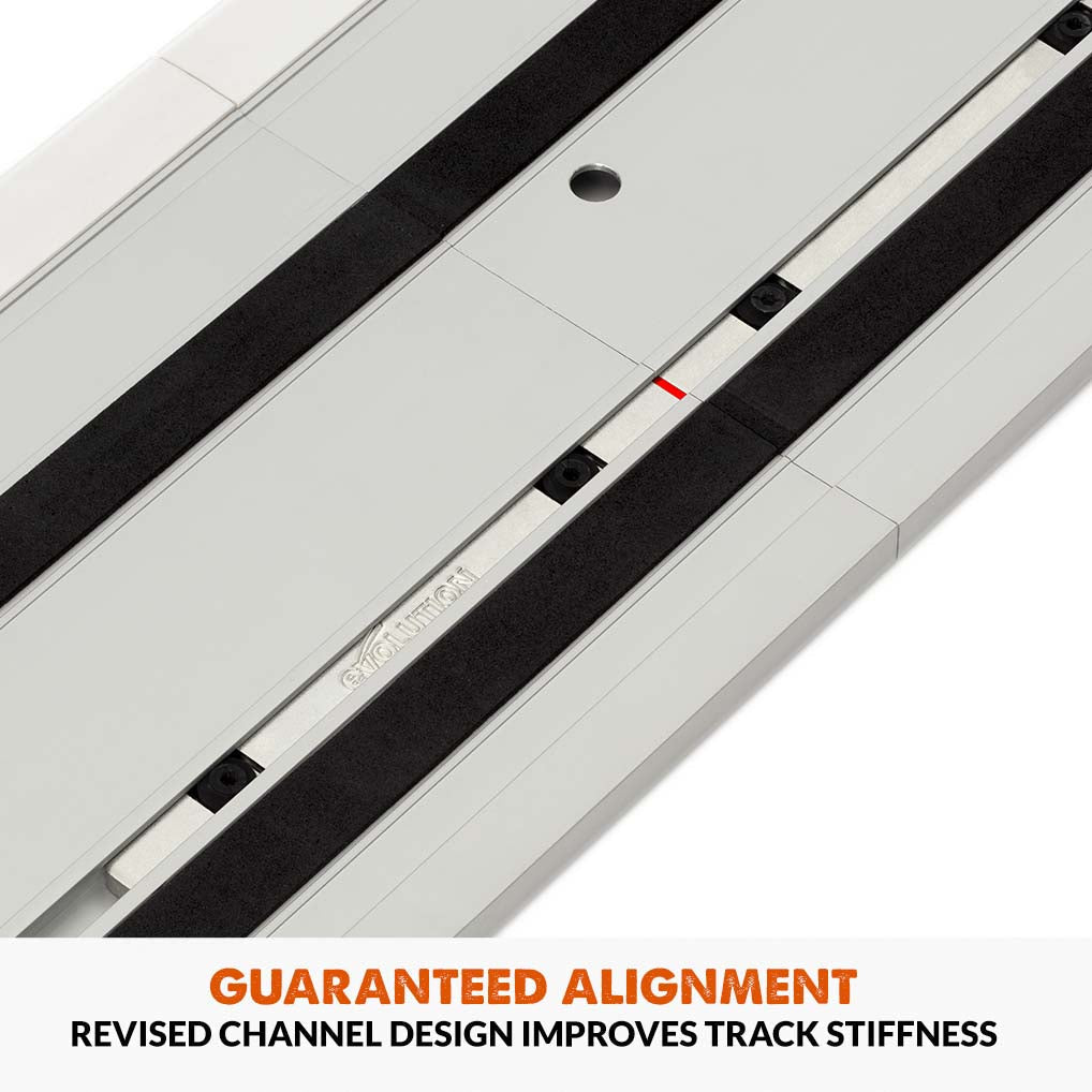 Evolution ST1400-G2 Universal 1.4m Circular Saw Track (2x 700mm) With Self-Aligning Connectors