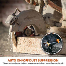 Evolution R260DCT-Li Cordless Disc Cutter / Concrete Saw With Automatic Water-Fed Dust Suppression and 260mm Premium Thin Kerf Diamond Blade