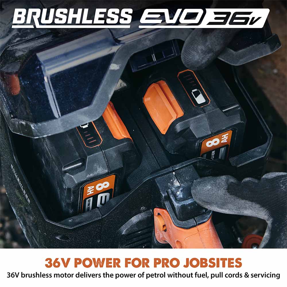 Evolution R260DCT-Li Cordless Disc Cutter / Concrete Saw With Automatic Water-Fed Dust Suppression and 260mm Premium Thin Kerf Diamond Blade