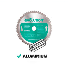 Evolution 255mm Aluminium Cutting 80T Blade