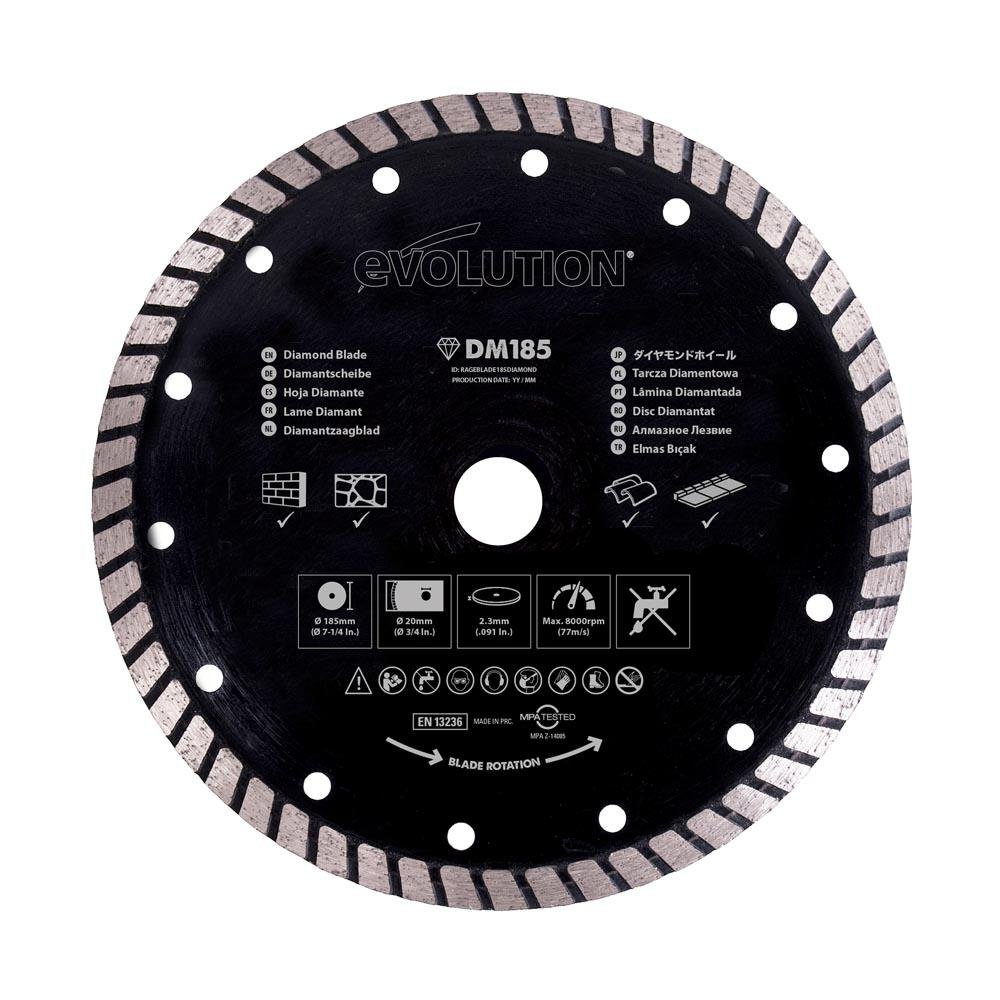 Evolution 185mm Diamond Mitre Saw Blade