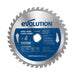 Evolution 185mm Mild Steel Cutting 40T TCT Mitre & Chop Saw Blade