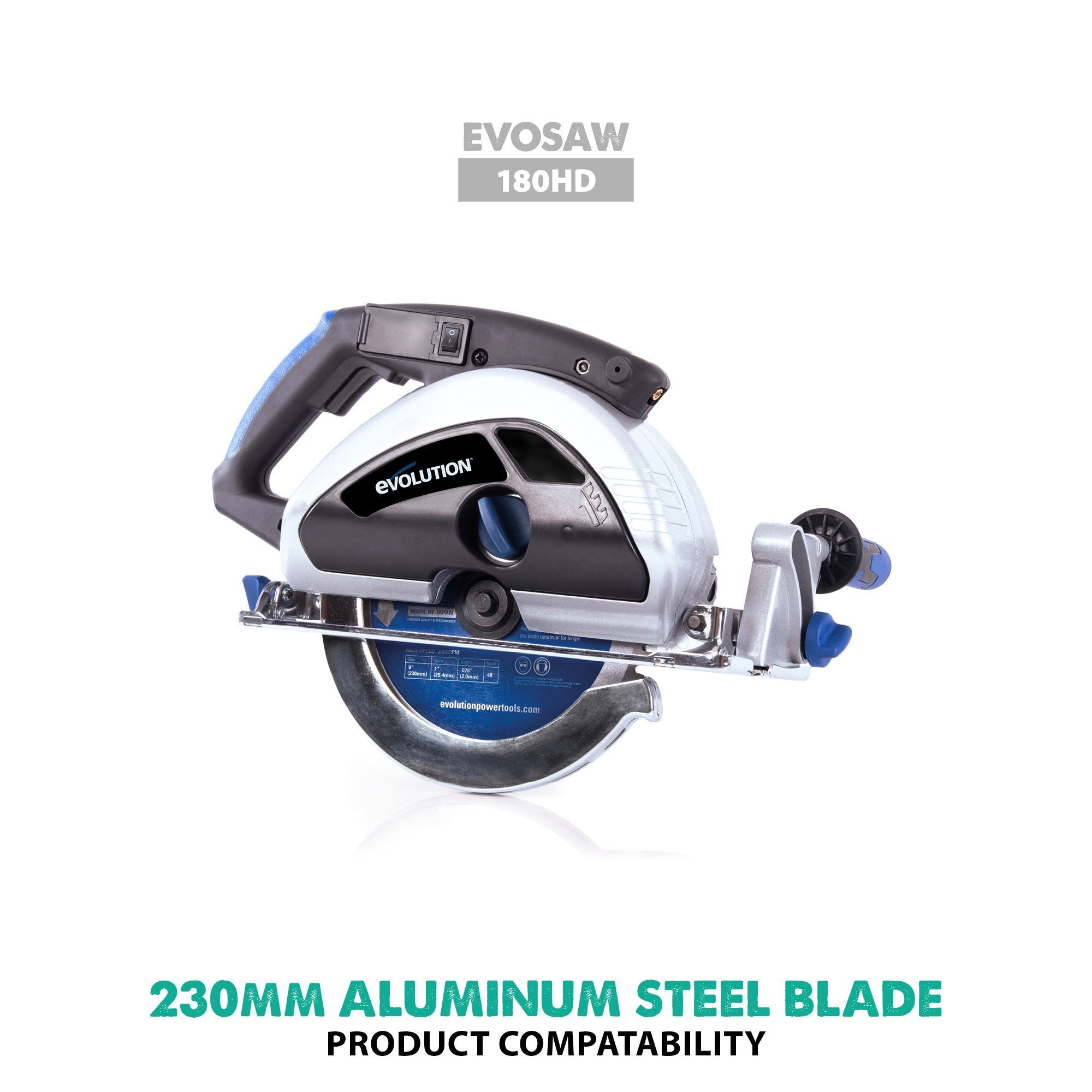 Evolution 255mm Aluminium Cutting 80T TCT Mitre Saw Blade