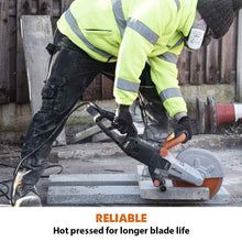 Evolution 255mm Premium Diamond Disc Cutter Blade With High Diamond Concentration, Segmented Edge and 22.2mm Bore