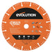 Evolution 255mm Multi-Material Cutting Diamond Blade With Segmented Edge and 22.2mm Bore