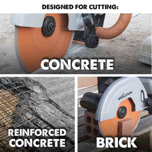 Evolution 350mm Premium Diamond Disc Cutter Blade With High Diamond Concentration, Segmented Edge and 22.2mm Bore