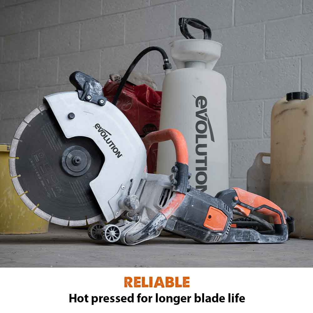 Evolution 300mm Segmented Edge Diamond Disc Cutter Blade