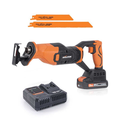 Evolution R150RCP-Li Cordless 18v Li-Ion EXT Reciprocating Saw With Multi-Material Blades