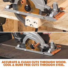 Evolution R165CCS-Li Cordless 18v Li-Ion EXT Circular Saw With 165mm TCT Multi-Material Cutting Blade