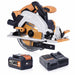 Evolution R165CCS-Li Cordless 18v Li-Ion EXT Circular Saw With 165mm TCT Multi-Material Cutting Blade