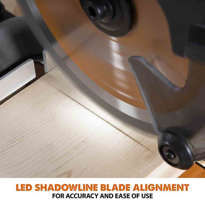 Evolution R185SMS-Li Cordless 18v Li-Ion EXT Sliding Mitre Saw With 185mm Multi-Material Cutting Blade