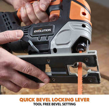 Evolution R90JGS-Li Cordless 18v Li-Ion EXT Jigsaw With Multi-Material Blades